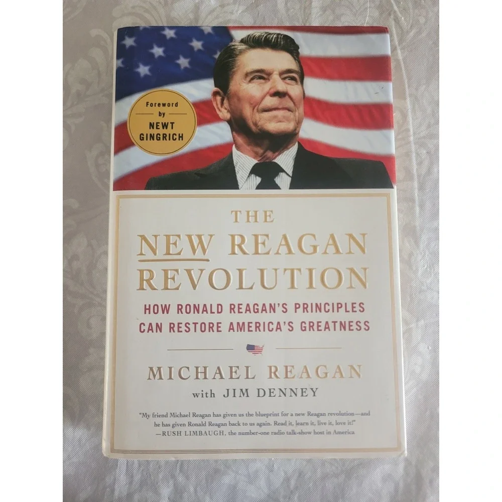 SIGNED book- The new Reagan Revolution‎